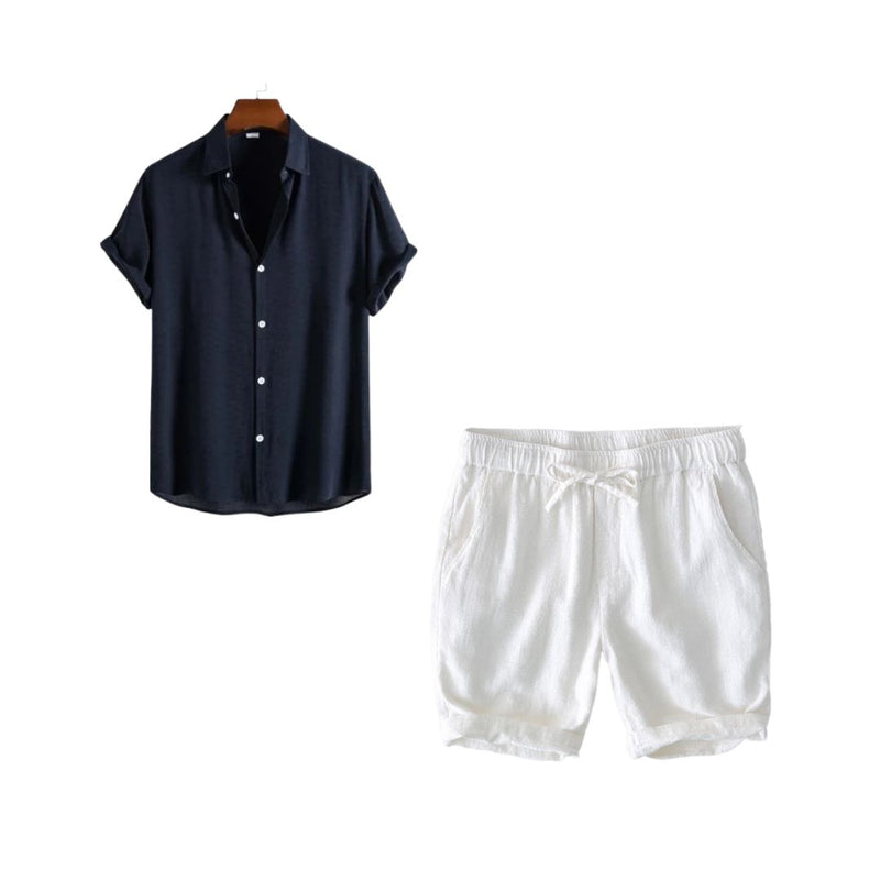 Kit Samicce® (Camisa Teresina e short em linho)